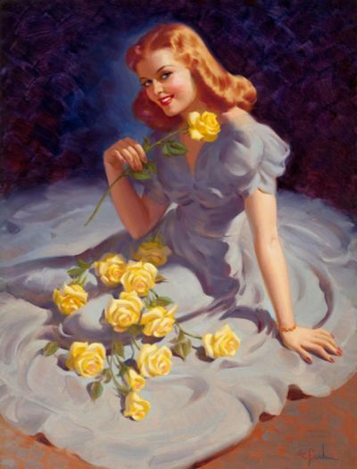 Лот: 4063048. Фото: 1. Постер (плакат) Pin-up USA # 24... Холсты чистые