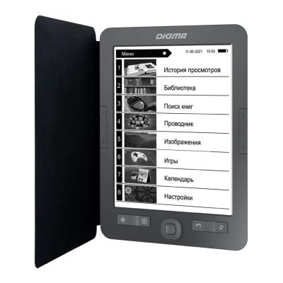 Лот: 24514663. Фото: 1. Электронная книга Digma M2 Grey. Электронные книги