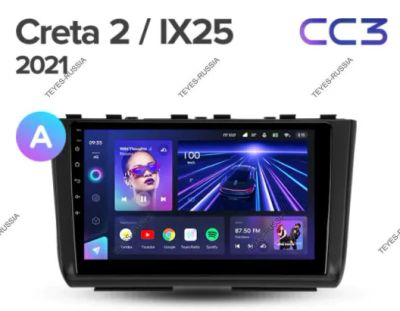 Лот: 20758654. Фото: 1. Магнитола Teyes CC3 Hyundai Creta... Автомагнитолы
