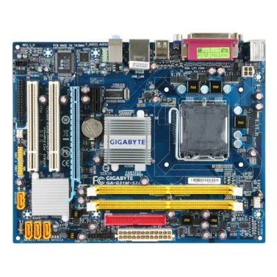 Лот: 8481039. Фото: 1. GigaBy GA-G31M-S2L поддерживает... Материнские платы