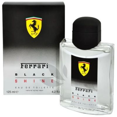 Лот: 3693003. Фото: 1. Black Shine от Ferrari 125мл... Мужская парфюмерия