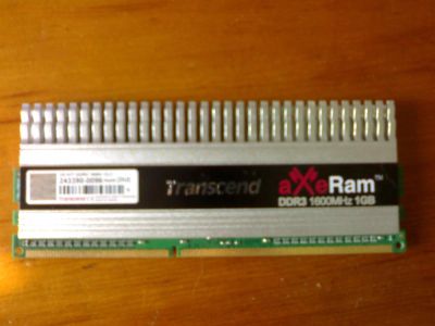 Лот: 3103454. Фото: 1. Память 1GB Transcend aXeRam DDR3... Оперативная память