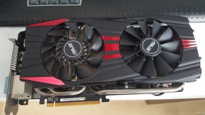 Лот: 13475443. Фото: 1. asus radeon r9 280x DirectCU II... Видеокарты
