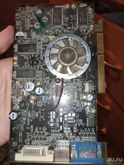 Лот: 12797707. Фото: 1. Видеокарта agp radeon 9600xt 128... Другое (компьютеры, оргтехника, канцтовары)