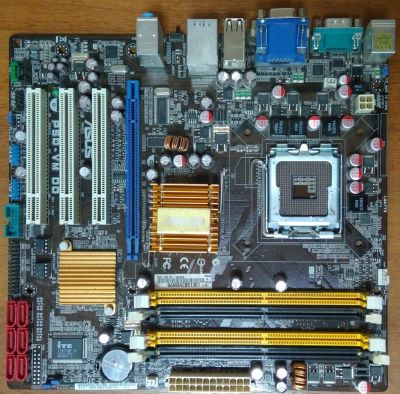 Лот: 10511047. Фото: 1. ASUS P5Q-VM D0. Материнские платы