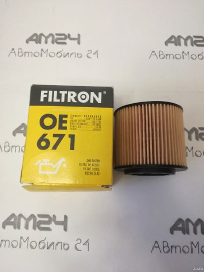 Лот: 15298970. Фото: 1. Масляный фильтр Filtron OE 671... Расходные материалы