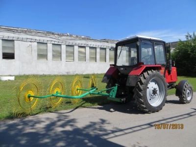 Лот: 15073053. Фото: 1. Грабли ворошилки ГВН-3. Сельскохозяйственные машины
