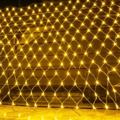 Лот: 16760418. Фото: 1. Гирлянда - сетка 320 LED тепл... Гирлянды, шарики, новогодние аксессуары