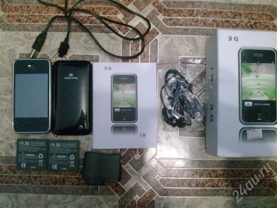 Лот: 221818. Фото: 1. I fon i9 3G копия, с 1 рубля!. Кнопочные мобильные телефоны
