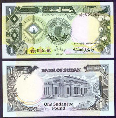 Лот: 9297542. Фото: 1. Судан 1 фунт 1987г = АНЦ ПРЕСС. Африка