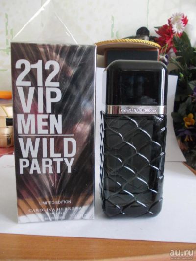 Лот: 7867644. Фото: 1. 212 VIP Men Wild Party от Carolina... Мужская парфюмерия