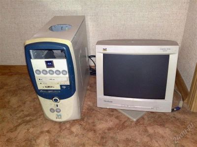 Лот: 1735324. Фото: 1. Athlon 2500 XP/512Mb/40Gb/128Mb... Компьютеры в сборе