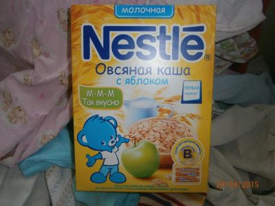 Лот: 5311299. Фото: 1. Каша нестле. Детское питание