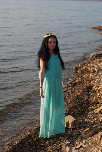 Лот: 8260842. Фото: 1. Платье шифон мята морская волна. Платья