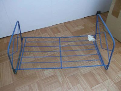 Лот: 2774550. Фото: 1. Кровать металлическая,. Куклы и аксессуары