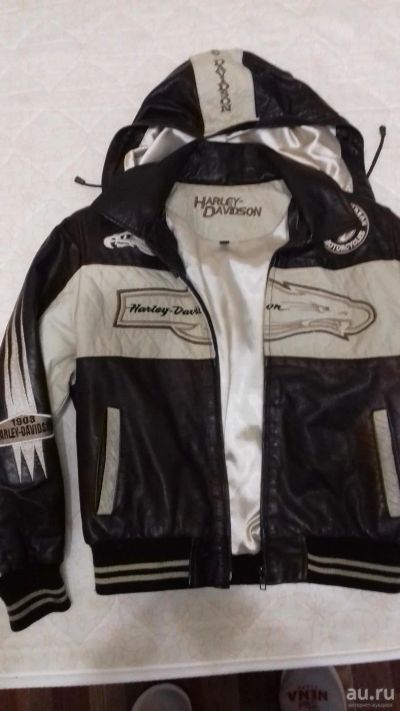 Лот: 10269472. Фото: 1. Кожаная куртка Harley Davidson. Верхняя одежда