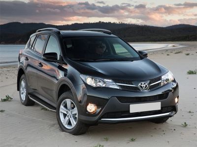 Лот: 7813985. Фото: 1. Пороги Land Rover style для Toyota... Детали тюнинга