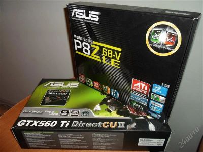 Лот: 2855372. Фото: 1. Материнская плата ASUS p8z 68v. Материнские платы