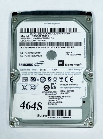 Лот: 18375980. Фото: 1. Жесткий диск SATA-II 2,5 Samsung... Жёсткие диски (HDD)
