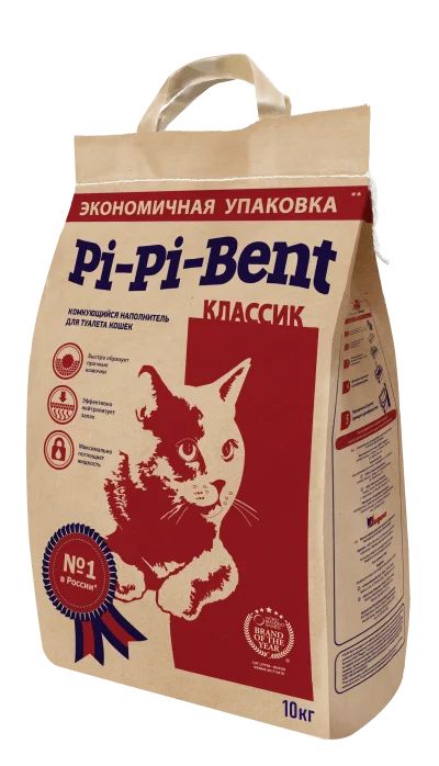 Лот: 14067392. Фото: 1. Наполнитель Pi-Pi-Bent (ПиПи Бент... Миски, лотки, наполнители