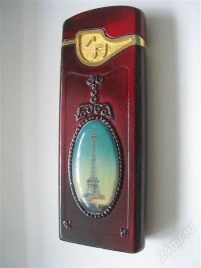 Лот: 1106058. Фото: 1. Зажигалка Париж (вроде музыкальная... Другое (сувениры, подарки)