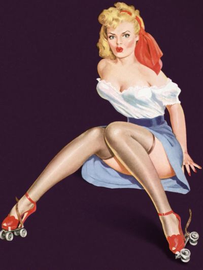Лот: 4062951. Фото: 1. Постер (плакат) Pin-up USA # 3... Холсты чистые