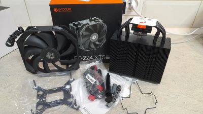 Лот: 24889588. Фото: 1. Кулер ID-cooling SE-224-XTS mini... Системы охлаждения