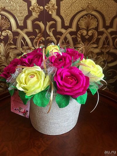 Лот: 13471121. Фото: 1. Букеты из конфет на 8 марта /3. Букеты из конфет, игрушек