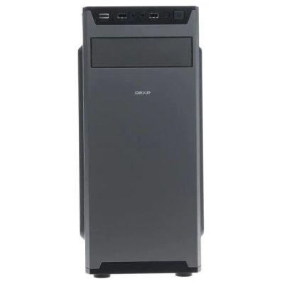 Лот: 14337756. Фото: 1. Корпус DEXP DC-101B черный [Midi-Tower... Корпуса, блоки питания