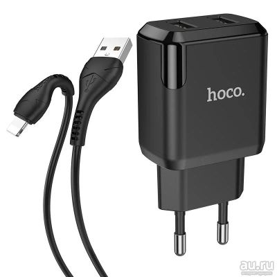 Лот: 17859447. Фото: 1. СЗУ HOCO N7 Speedy (2-USB/2.1A... Зарядные устройства, блоки питания, адаптеры сетевые для смартфонов