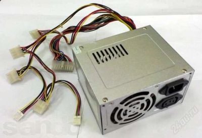 Лот: 2800882. Фото: 1. Рабочий блок питания 250W с 1... Корпуса, блоки питания