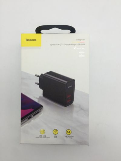 Лот: 15050534. Фото: 1. СЗУ адаптер Baseus 2USB dual 3... WiFi, Bluetooth адаптеры