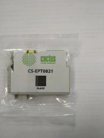 Лот: 16084004. Фото: 1. Картридж cactus CS-EPT0821 Black. Картриджи, расходные материалы