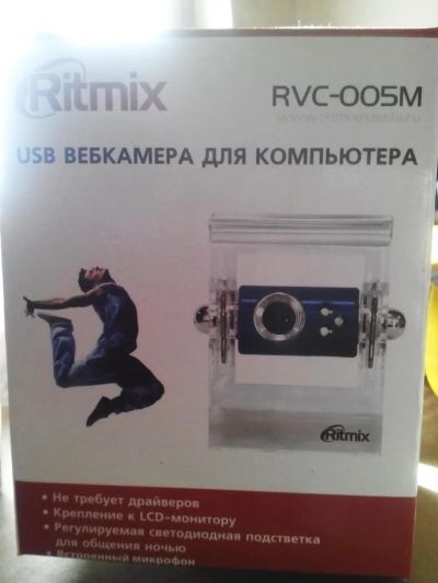 Лот: 5485270. Фото: 1. вебкамера ritmix rwc-005m. Веб-камеры