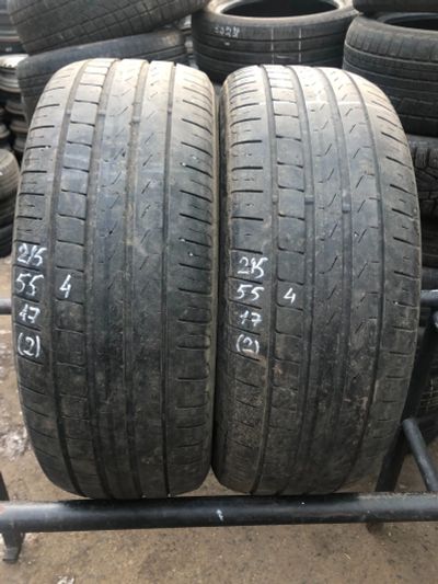 Лот: 24779260. Фото: 1. (2шт) 215-55-17 Pirelli Cinturato... Шины