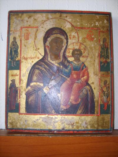Лот: 5828429. Фото: 1. икона Смоленской БМ. Другое (антиквариат)