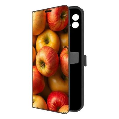 Лот: 25542435. Фото: 1. Чехол Krutoff Eco Book "Яблоки... Чехлы, бамперы
