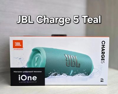 Лот: 21376746. Фото: 1. JBL Charge 5 Teal (Новая). Портативные, беспроводные колонки