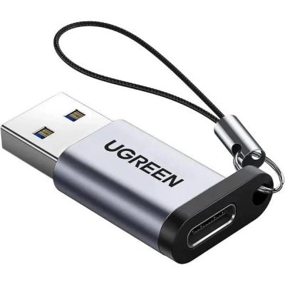 Лот: 24783302. Фото: 1. Адаптер uGreen USB-A 3.0 m/USB-C... Дата-кабели, переходники