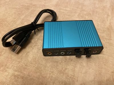 Лот: 17942439. Фото: 1. Звуковая карта USB китай. Звуковые карты