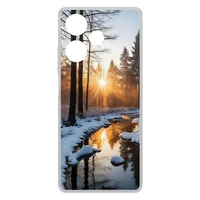 Лот: 25134726. Фото: 1. Чехол Krutoff Clear Case "Весна... Чехлы, бамперы