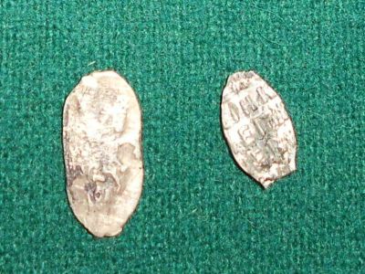 Лот: 5890339. Фото: 1. Чешуя.Лот из двух монет.Серебро... Россия до 1917 года