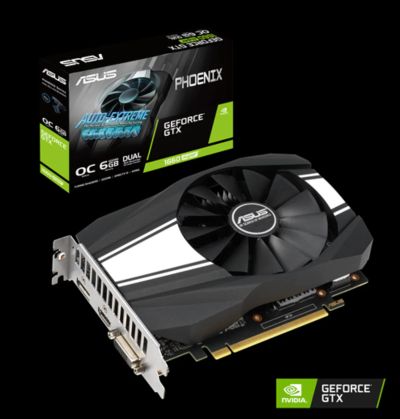 Лот: 17851530. Фото: 1. Видеокарта ASUS geforce GTX 1660... Видеокарты
