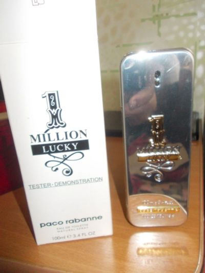 Лот: 15101762. Фото: 1. 1 Million Lucky от Paco Rabanne... Мужская парфюмерия