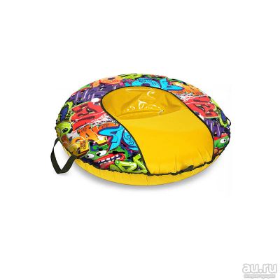 Лот: 15874025. Фото: 1. Тюбинг 93см ОКСФОРД GRAFFITI COMFORT... Санки, снегокаты, ледянки, аксессуары