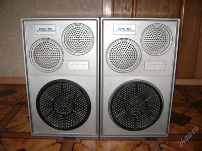 Лот: 2290479. Фото: 1. Колонки 25АС-109 + усилок 25Вт. Активные акустические системы
