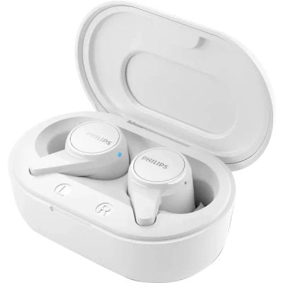 Лот: 22219707. Фото: 1. Bluetooth-гарнитура Philips TAT1207BK... Наушники, гарнитуры