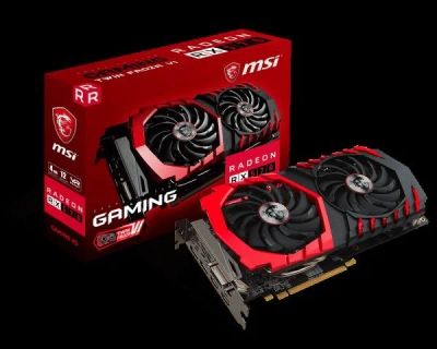 Лот: 10315453. Фото: 1. Видеокарта RX 570 4Gb MSI Gaming... Видеокарты