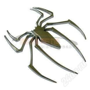 Лот: 1251303. Фото: 1. 3D хром шильдик паук. Детали тюнинга