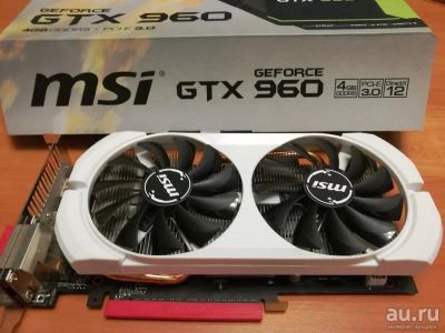 Лот: 17678849. Фото: 1. Видеокарта MSI GTX 960 4GB. Видеокарты